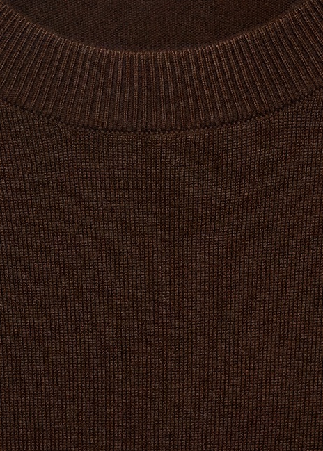 Женский коричневый джемпер Mango артикул 17091198 32 1 season Фото ракурс 7 - Женский коричневый джемпер Mango артикул 17091198 32 1 season