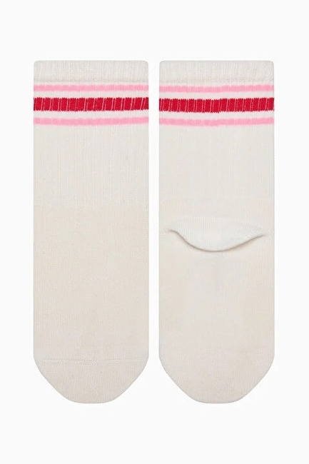 Фото ракурс 4 - Біло-рожеві шкарпетки для дівчаток Penti артикул PHGO09BS25IY MIX 25SS