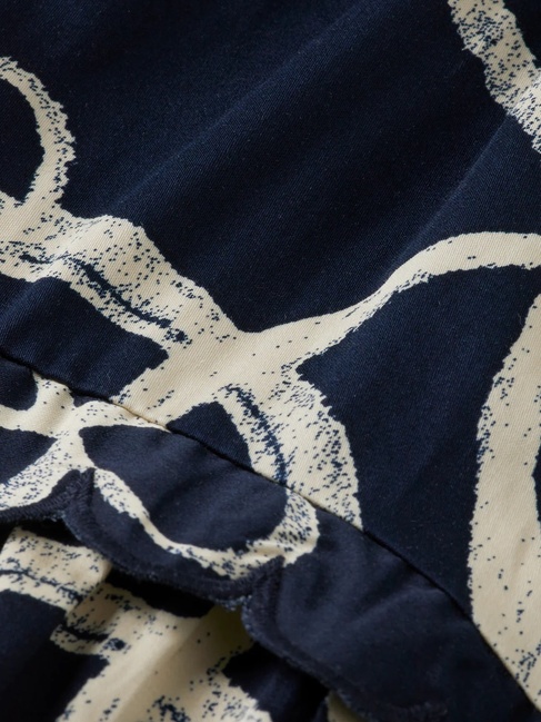 Фото ракурс 6 - Женское синее платье SCOTCH & SODA артикул UFU00974T V460 FW2025