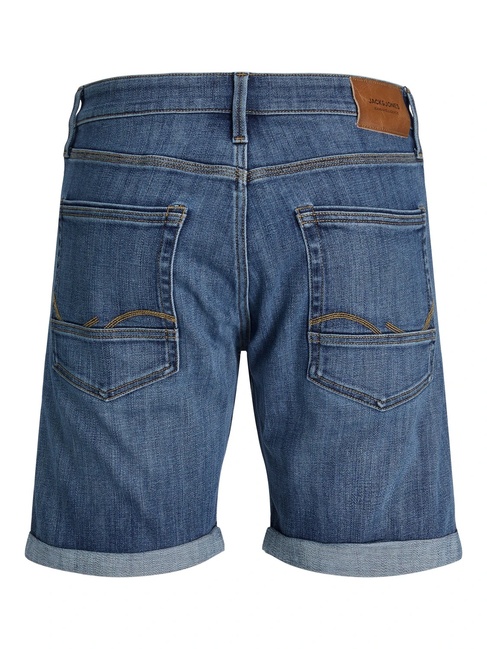 Фото ракурс 4 - Мужские синие шорты Jack & Jones артикул 12249092 Blue denim SS2024