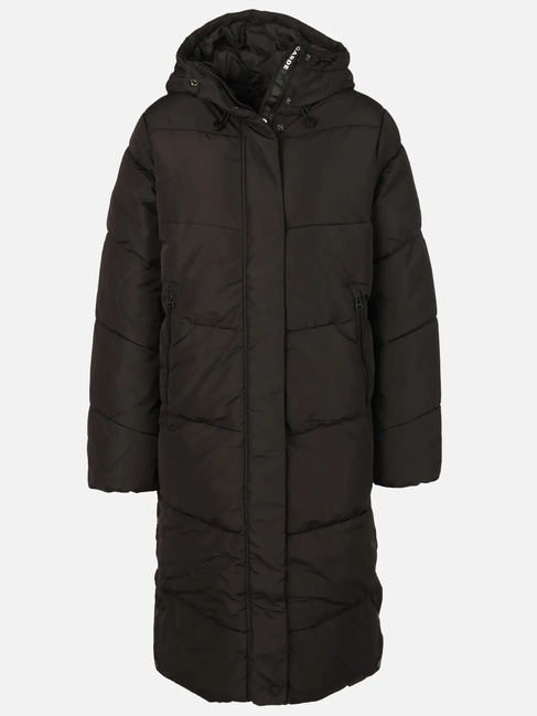 Фото ракурс 1 - Женское черное пальто Only артикул 15349121 Black FW2025