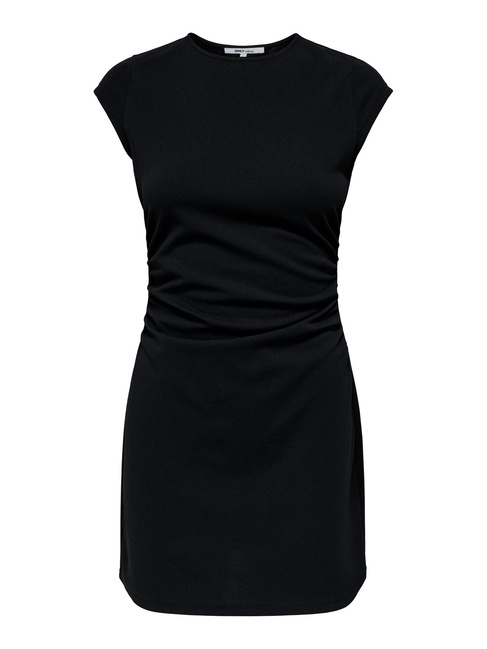 Жіноча чорна сукня Only артикул 15353596 Black FW2025 Фото ракурс 3 - Жіноча чорна сукня Only артикул 15353596 Black FW2025