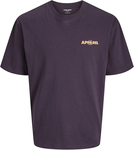 Фото ракурс 1 - Мужская фиолетовая футболка Jack & Jones артикул 12268268 PLUM PERFECT FW2025