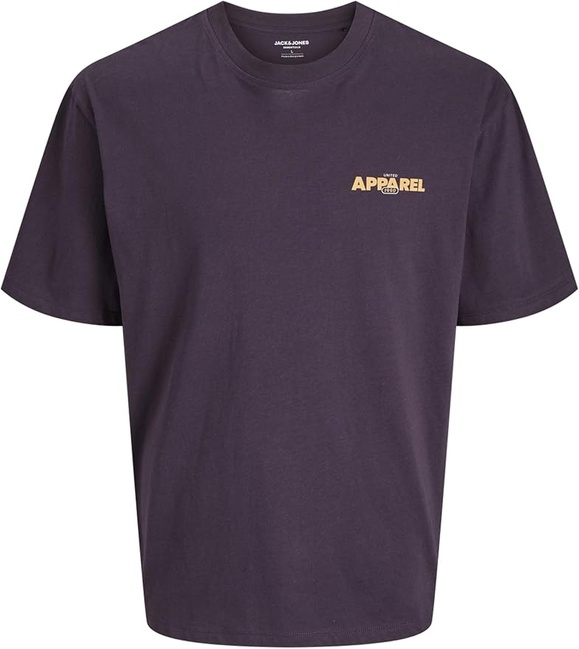 Фото ракурс 1 - Чоловіча фіолетова футболка Jack & Jones артикул 12268268 PLUM PERFECT FW2025