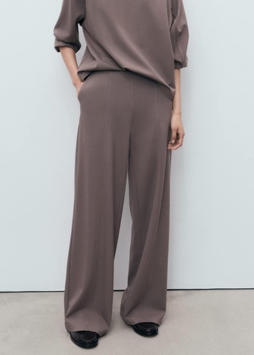 Фото ракурс 1 - Жіночі коричневі брюки Mango артикул 17024098 35 1 season