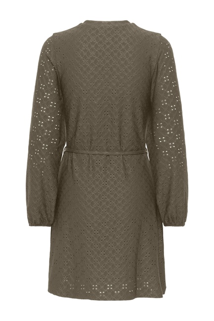 Женское зеленое платье Only артикул 15354580 Capers FW2025 Фото ракурс 2 - Женское зеленое платье Only артикул 15354580 Capers FW2025