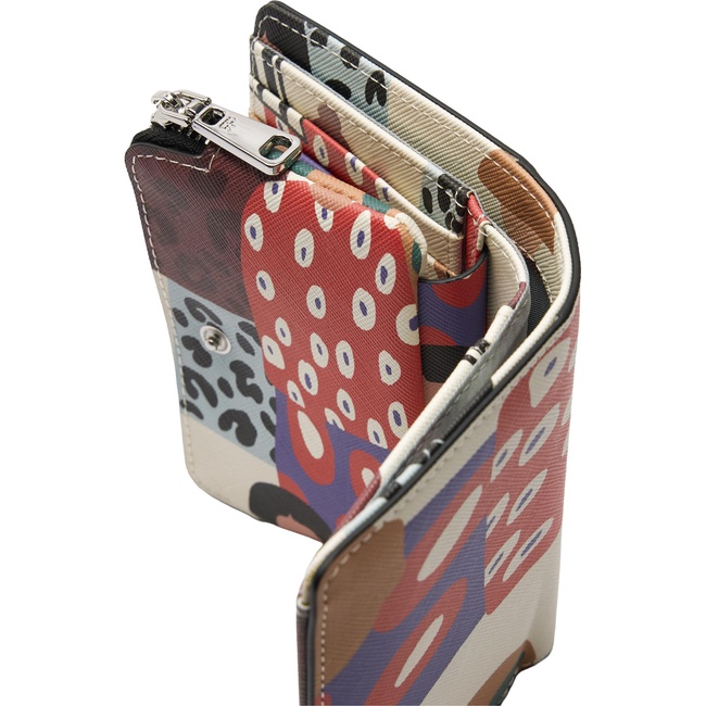 Фото ракурс 3 - Женский разноцветный кошелёк Parfois артикул 242394 _BM SS2026