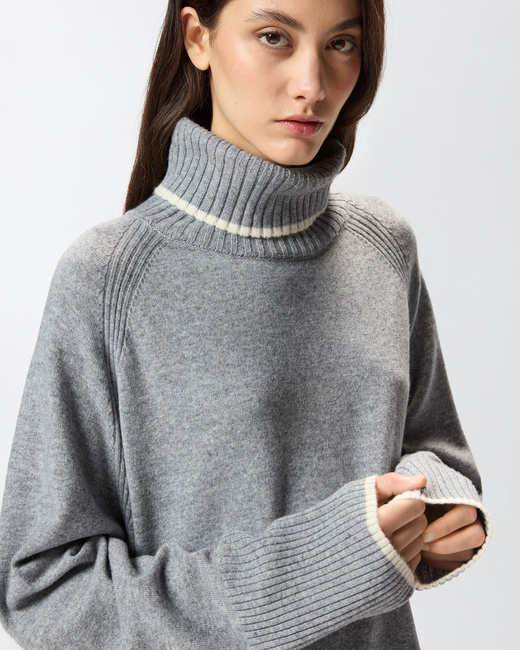 Фото ракурс 4 - Женское серое платье Pinko артикул 105449-A2Q9 II2 FW2025