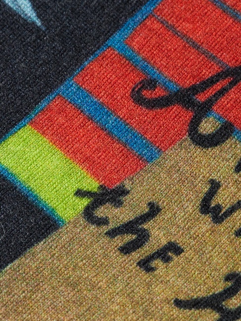 Фото ракурс 7 - Чоловічий чорний светр SCOTCH & SODA артикул 181715 021 FW2025