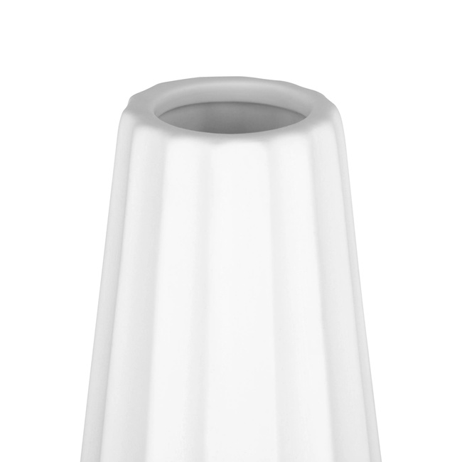 Фото ракурс 3 - Белая ваза Ardesto артикул AR3810W No color FW2025