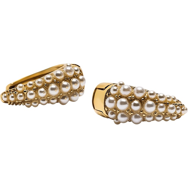 Женские золотые серьги Parfois артикул 233908 _GD FW2025 Фото ракурс 2 - Женские золотые серьги Parfois артикул 233908 _GD FW2025