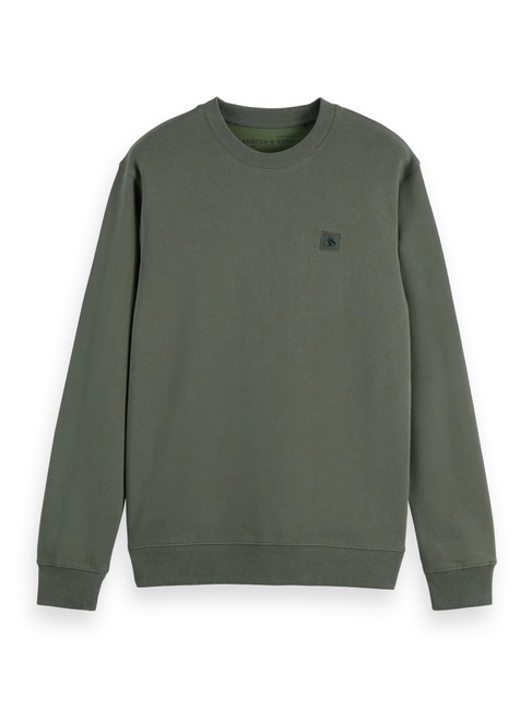 Чоловічий зелений светр SCOTCH & SODA артикул 181275 301 FW2025 Фото ракурс 5 - Чоловічий зелений светр SCOTCH & SODA артикул 181275 301 FW2025