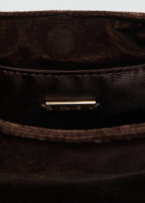 Жіноча коричнева сумка Mango артикул 27061199 32 2 season Фото ракурс 4 - Жіноча коричнева сумка Mango артикул 27061199 32 2 season