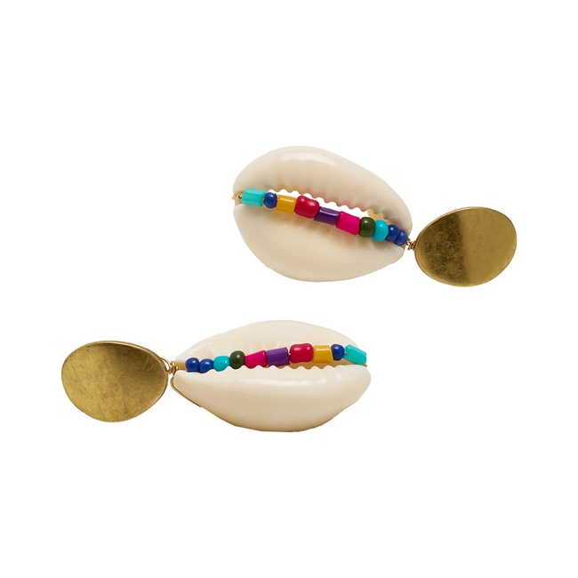 Женские разноцветные серьги Parfois артикул 234961 _BM FW2025 Фото ракурс 2 - Женские разноцветные серьги Parfois артикул 234961 _BM FW2025