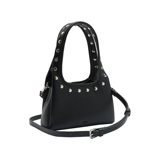 Женская черная сумка Parfois артикул 232317 _BK FW2025 Фото ракурс 3 - Женская черная сумка Parfois артикул 232317 _BK FW2025