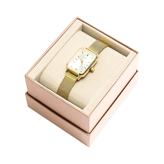 Жіночий золотий годинник Parfois артикул 237275 _GD FW2025 Фото ракурс 4 - Жіночий золотий годинник Parfois артикул 237275 _GD FW2025