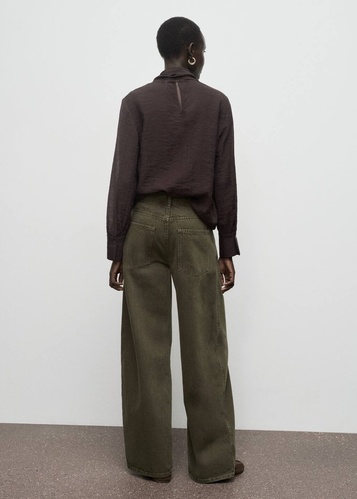 Фото ракурс 2 - Жіночі хакі джинси Mango артикул 17017821 37 1 season