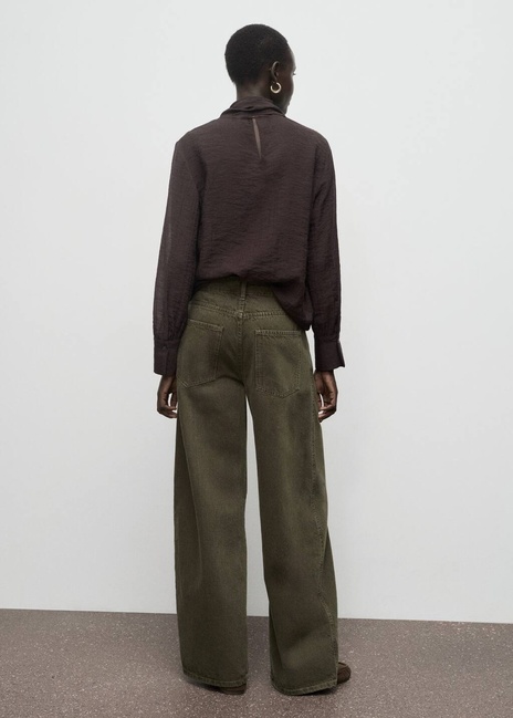 Фото ракурс 2 - Жіночі хакі джинси Mango артикул 17017821 37 1 season