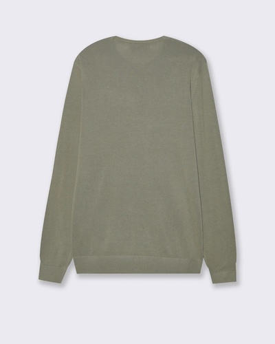 Фото ракурс 2 - Чоловічий зелений джемпер Piazza Italia артикул 64870 SAGE GREEN FW2025