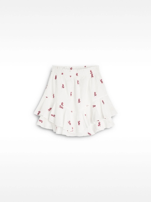 Жіноча біла спiдниця Parfois артикул 234637 _BM FW2025 Фото ракурс 4 - Жіноча біла спiдниця Parfois артикул 234637 _BM FW2025