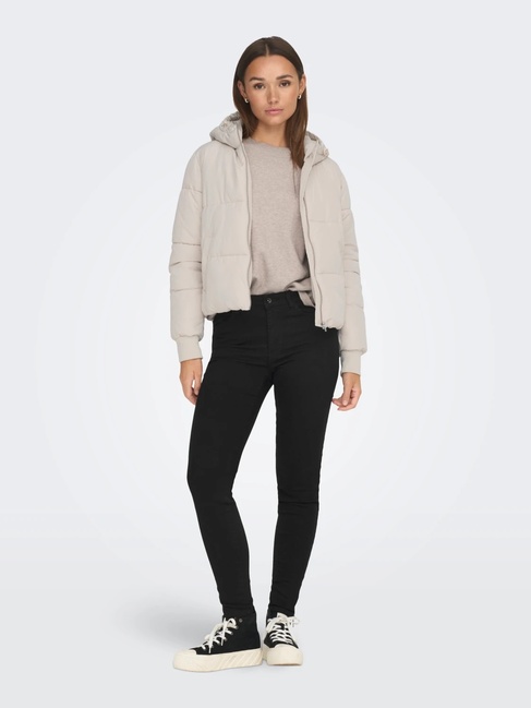 Фото ракурс 5 - Жіноча бежева куртка Only артикул 15213950 moonbeam FW2025