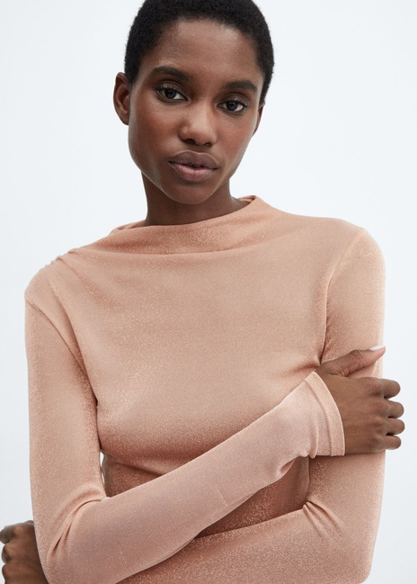 Фото ракурс 3 - Женский розовый джемпер Mango артикул 57009107 83 5 season