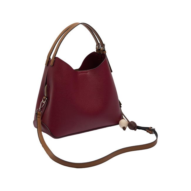 Фото ракурс 2 - Женская бордовая сумка Parfois артикул 233308 _BU FW2025