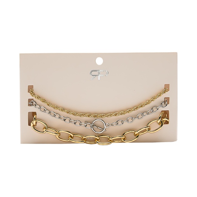 Женский золото-серебряный набор Parfois артикул 240046 _MM FW2025 Фото ракурс 4 - Женский золото-серебряный набор Parfois артикул 240046 _MM FW2025