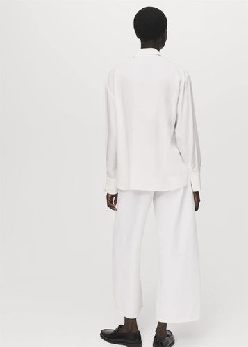 Фото ракурс 2 - Жіноча молочна сорочка Mango артикул 17084140 02 1 season