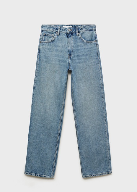 Жіночі сині джинси Mango артикул 17034103 TM 1 season Фото ракурс 3 - Жіночі сині джинси Mango артикул 17034103 TM 1 season