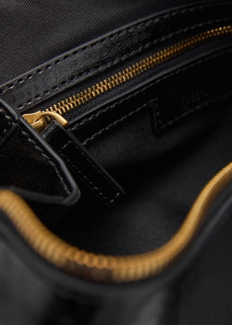 Фото ракурс 6 - Жіноча чорна сумка Mango артикул 17083824 99 1 season