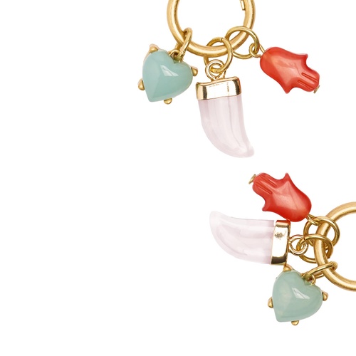 Фото ракурс 2 - Жіночі золоті сережки Parfois артикул 238732 _HM FW2025