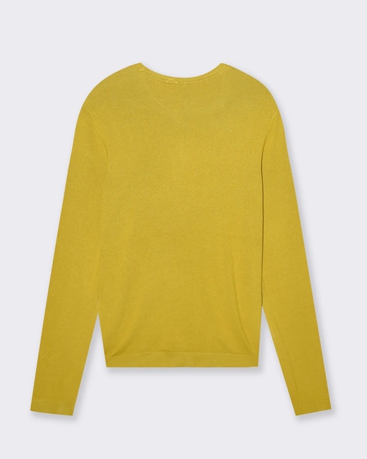 Жіночий жовтий джемпер Piazza Italia артикул 32339 light mustard FW2025 Фото ракурс 2 - Жіночий жовтий джемпер Piazza Italia артикул 32339 light mustard FW2025