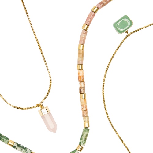 Фото ракурс 2 - Жіноче різнокольоровe намисто Parfois артикул 237369 _HM FW2025