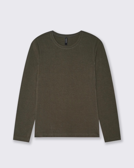 Фото ракурс 1 - Жіночий зелений реглан Piazza Italia артикул 62314 military green FW2025