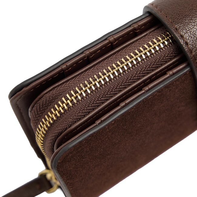 Жіночий коричневий гаманець Parfois артикул 239518 _BN FW2025 Фото ракурс 3 - Жіночий коричневий гаманець Parfois артикул 239518 _BN FW2025