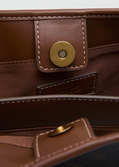 Женская коричневая сумка Mango артикул 17012926 30 1 season Фото ракурс 5 - Женская коричневая сумка Mango артикул 17012926 30 1 season