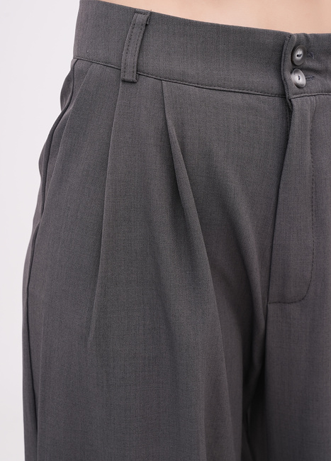 Жіночі сірі брюки EQUILIBRI артикул W466 037 000 Grey FW2025 Фото ракурс 4 - Жіночі сірі брюки EQUILIBRI артикул W466 037 000 Grey FW2025