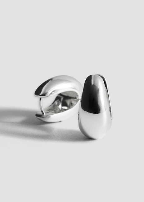 Фото ракурс 1 - Жіночі срібні сережки Mango артикул 17006004 PL 1 season