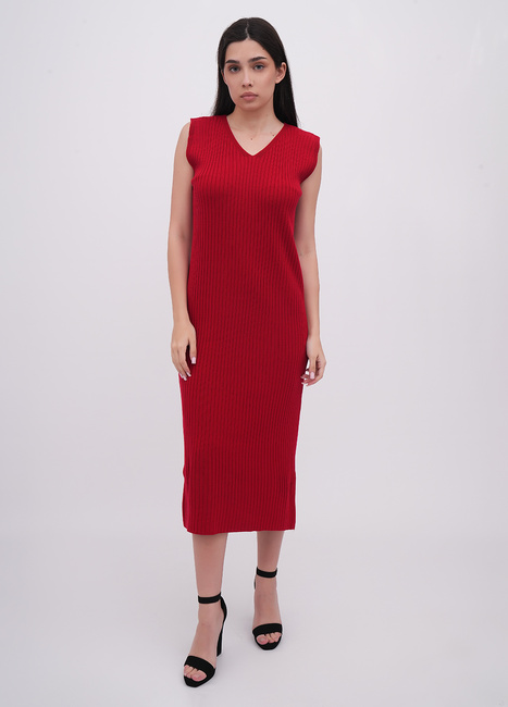 Жіночий червоний комплект одягу EQUILIBRI артикул W391 001 002 Red FW2025 Фото ракурс 1 - Жіночий червоний комплект одягу EQUILIBRI артикул W391 001 002 Red FW2025