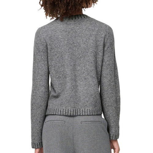 Фото ракурс 2 - Жіночий сірий светр Only артикул 15350496 Medium Grey Melange FW2025