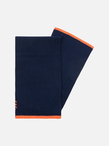 Фото ракурс 2 - Унісекс синій шарф SCOTCH & SODA артикул SSM5-2296 410 FW2025