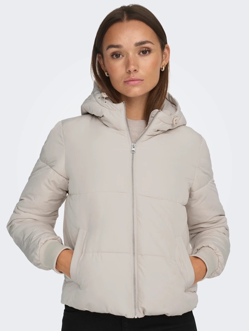 Фото ракурс 6 - Жіноча бежева куртка Only артикул 15213950 moonbeam FW2025