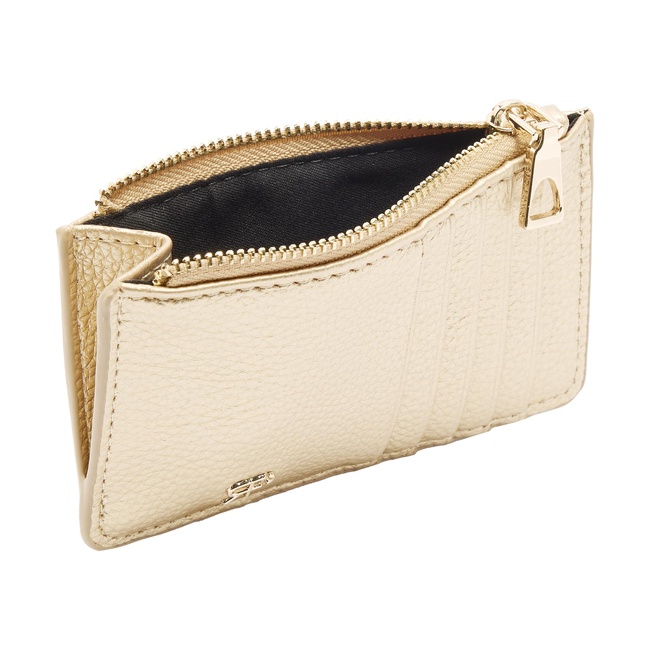 Фото ракурс 5 - Женский золотой кошелёк Parfois артикул 224825 _GD FW2025