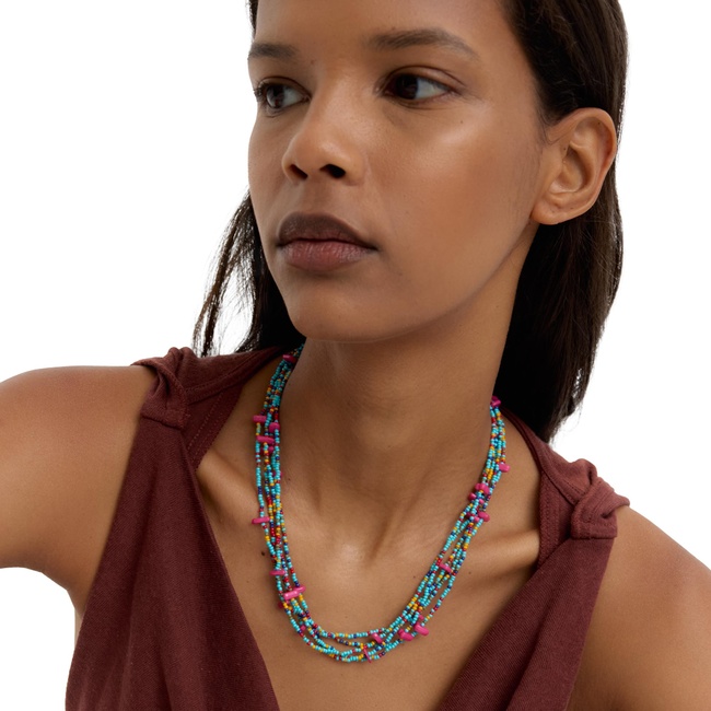 Фото ракурс 4 - Жіноче зеленe намисто Parfois артикул 234946 _BM FW2025