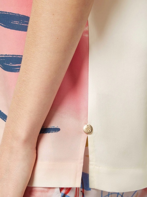 Фото ракурс 4 - Женская молочная рубашка SCOTCH & SODA артикул U9A00705T U133 SS2025