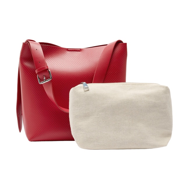 Женская красная сумка Parfois артикул 234343 _RD FW2025 Фото ракурс 3 - Женская красная сумка Parfois артикул 234343 _RD FW2025