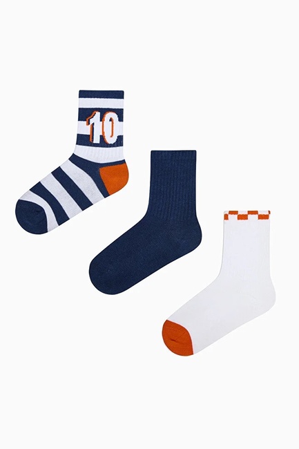 Біло-сині шкарпетки для хлопчиків Penti артикул PHSTY7E525IY MIX 25SS Фото ракурс 1 - Біло-сині шкарпетки для хлопчиків Penti артикул PHSTY7E525IY MIX 25SS