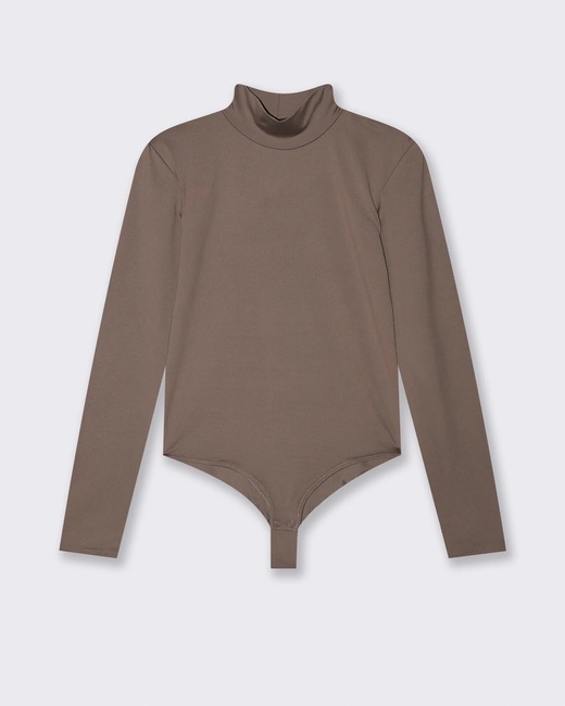 Женские коричневые боди Piazza Italia артикул 62794 Turtle grey FW2025 Фото ракурс 1 - Женские коричневые боди Piazza Italia артикул 62794 Turtle grey FW2025