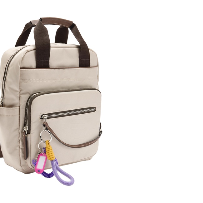 Фото ракурс 3 - Жіночий молочний рюкзак Parfois артикул 240194 _EC FW2025